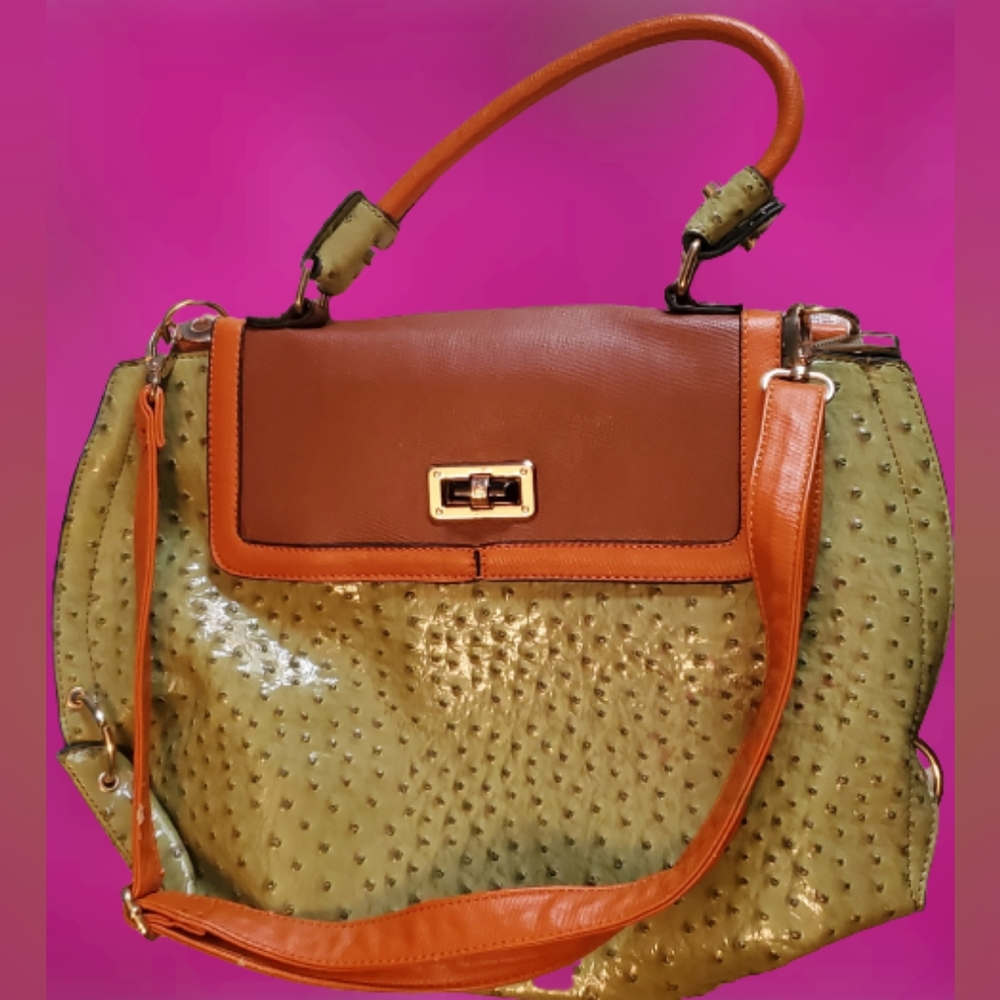 Women's Ostrich Style Handbag